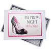 WHITE COTTON CARDS Prom Night Memories Mini Photo Album, Black Shoe, PN1T, Board, Bianco, 12.5 x 17.5 x 2.5 cm