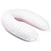 doomoo Cuscino per gravidanza e cuscino per allattamento Buddy, ultra comfort per dormire durante la gravidanza, allevia la schiena, le gambe e la pancia, fodera in tessuto biologico e Oeko-Tex, fiore