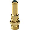 RIEGLER 103934-226.01-0,5 Valvola di sicurezza DN 8, ottone, G 1/4, pressione di risposta 0,5 bar, 1 pezzo
