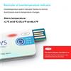 Registratore di temperatura compatto 6,7x2,8 cm per alimenti 60 giorni per monit