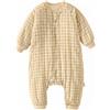 Sacco nanna neonato spesso, gambe separate, pigiama antipush per bimbi