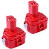 TOPBATT 2 X 12V 3.6Ah batteria di ricambio per makita batteria 12V NI-MH batteri