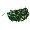 Avilia Catena Luminosa a LED per Adobbi di Natale e Decorazioni (Catena 25M 500 Luci - Verde e Rosa)