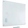 Planning Sisplamo Lavagna vetro planning sisplamo murale magnetica con scatola cancellino e 5 magneti al neodimio 90x120 cm