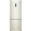 LG GBB567SECMN Frigorifero Combinato Total No Frost, 462L, Larghezza 70cm, Wi-Fi, Door & Linear Cooling, Cassetto Fresh Balancer, Display esterno, Compressore Smart Inverter, Smart Diagnosis, Sabbia