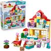 LEGO DUPLO Peppa Pig Villetta Familiare - Giocattolo Didattico per Motricità Fine - Giochi Montessori con 5 Personaggi e Accessori per Casa delle Bambole - Regalo per Bambine e Bambini da 2 Anni 10467