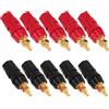 No 1X(10 Pz/ Placcato Banana Binding Post Grande Amplificatore di Cor3260