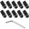 No 1X(10 Pezzi / Set Bulloni M5 Motociclo Gomma Cupolino Cupolino Un9900