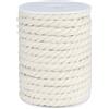 G2PLUS Corda in Cotone Naturale 8mm x 18m - Per Macramè, Piante Sospese,