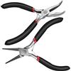 No 1X(2Pack Pinze A Becchi A Catena Piegata e Pinze A Becchi Tondi per Lavori 4962
