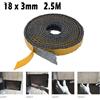 N/A Stufa for corda Sigillatura Strappo 2.5m Lunghezza Nero for camino Sigilli