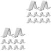 Set of 2 Clip Per Ripiano Carichi Pesanti Armadietti Scaffalature Metalliche