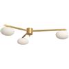 Fatto a mano Lampadario a sospensione globo Sputnik Mid-Century stile Stilnovo a 3 luci