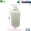 Fusto Plastica Bocca Larga HDPE Alimenti 5/10/25/30/50L con Tappo
