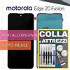Motorola DISPLAY MOTOROLA EDGE 20 FUSION SCHERMO OLED TOUCH LCD VETRO +COLLAeKIT