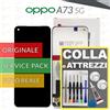 OPPO DISPLAY ORIGINALE OPPO A73 5G CPH2161 LCD SERVICE PACK SCHERMO VETRO +COLLAeKIT