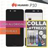 Huawei DISPLAY HUAWEI P10 VTR-L09 L29 SCHERMO LCD NERO VETRO TOUCH +COLLAeKIT