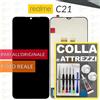 REALME DISPLAY REALME C21 RMX3201 LCD SCHERMO VETRO TOUCH SCREEN +COLLAeKIT