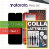 Motorola DISPLAY ORIGINALE MOTOROLA MOTO E6i XT2053 SCHERMO LCD VETRO RICAMBIO +COLLAeKIT