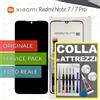 Xiaomi DISPLAY ORIGINALE XIAOMI REDMI NOTE 7 7 PRO M1901F7 SCHERMO LCD VETRO +COLLAeKIT