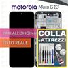 Motorola DISPLAY MOTOROLA MOTO G13 XT2331 SCHERMO FRAME VETRO LCD TOUCH +COLLAeKIT