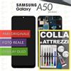 Samsung DISPLAY SAMSUNG GALAXY A50 SM-A505 SCHERMO OLED VETRO TOUCH FRAME +COLLAeKIT