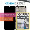 Alcatel DISPLAY ALCATEL 1S 2021 6025 SCHERMO FRAME VETRO TOUCH SCREEN LCD +COLLAeKIT