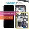 Alcatel DISPLAY ALCATEL 1X 2019 5008 SCHERMO FRAME LCD TOUCH SCREEN VETRO +COLLAeKIT