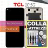 TCL DISPLAY TCL 10 5G T790Y T790B SCHERMO LCD + TOUCH SCREEN VETRO +COLLAeKIT