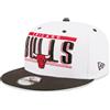 Irie Daily New Era Chicago Bulls Retro Title Snapback Cap Bianco 9Fifty 950 S M Basecap