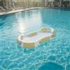 Materassino con Seduta in Rete Ergonomico Sdraio Gonfiabile da Piscina Leggero