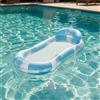 Materassino con Seduta in Rete Ergonomico Sdraio Gonfiabile da Piscina Leggero