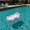 Materassino con Seduta in Rete Ergonomico Sdraio Gonfiabile da Piscina Leggero