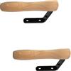 2 Pack Accessori Per Stirare Stiro Manico in Ferro Maniglia Metallo