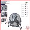 Termozeta Ventilatore da Pavimento Potente TERMOZETA tzba02 Bassotto xl Metallo Terra 90w