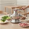 Hot Pot a Carbone Compatto Pentola Hot Pot con Condotto Facile
