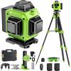 Livella Laser Autolivellante 16 Linee con Treppiede 4 X 360 °Livello Laser