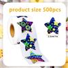 500 2 Adesivi per stella Autopaster 5cm per Bambini Ricompensa per decorazione