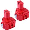 Does not apply 2 X 12V 3.6Ah Batteria Di Ricambio per Makita Batteria 12V NI-MH Batteria 1222 P