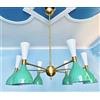 Senza marchio / fatto a mano Lampadario moderno metà secolo in ottone Sputnik 12 luci stile Stilnovo perso...