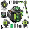 Livella Laser Autolivellante 16 Linee con Treppiede 4 X 360 °Livello Laser