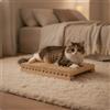 Pedana Tiragraffi con Cuccia Naturale Tiragraffi con Cuccia Letto Basso