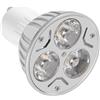 No 2X(GU10 LAMPADA LAMPADINA ha LED 3 BIANCO CALDO 3W 5W 12V F4T7)5424