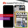 Huawei DISPLAY HUAWEI P40 LITE E ART-L29 ART-L28 LCD FRAME SCHERMO NERO +COLLAeKIT
