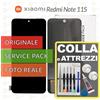 Xiaomi DISPLAY ORIGINALE XIAOMI REDMI NOTE 11S 2201117SY SG SI SCHERMO OLED +COLLAeKIT
