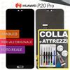 Huawei DISPLAY HUAWEI P20 PRO CLT-L09 CLT-L29 SCHERMO OLED VETRO +COLLAeKIT