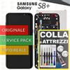Samsung DISPLAY ORIGINALE SAMSUNG S8 PLUS SM-G955F G955 SCHERMO OLED FRAME +COLLAeKIT