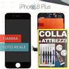 Apple DISPLAY TIANMA APPLE IPHONE 8 PLUS NERO SCHERMO LCD VETRO +COLLAeKIT