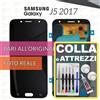 Samsung DISPLAY SAMSUNG GALAXY J5 2017 SM-J530 SCHERMO OLED VETRO NERO +COLLAeKIT