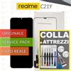 REALME DISPLAY ORIGINALE REALME C21Y RMX3261 RMX3263 SCHERMO LCD VETRO +COLLAeKIT